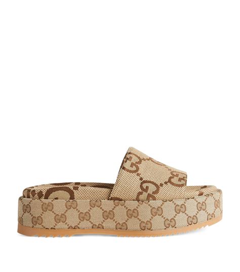 sandalias gucci para mujer|Gucci flat sandals on sale.